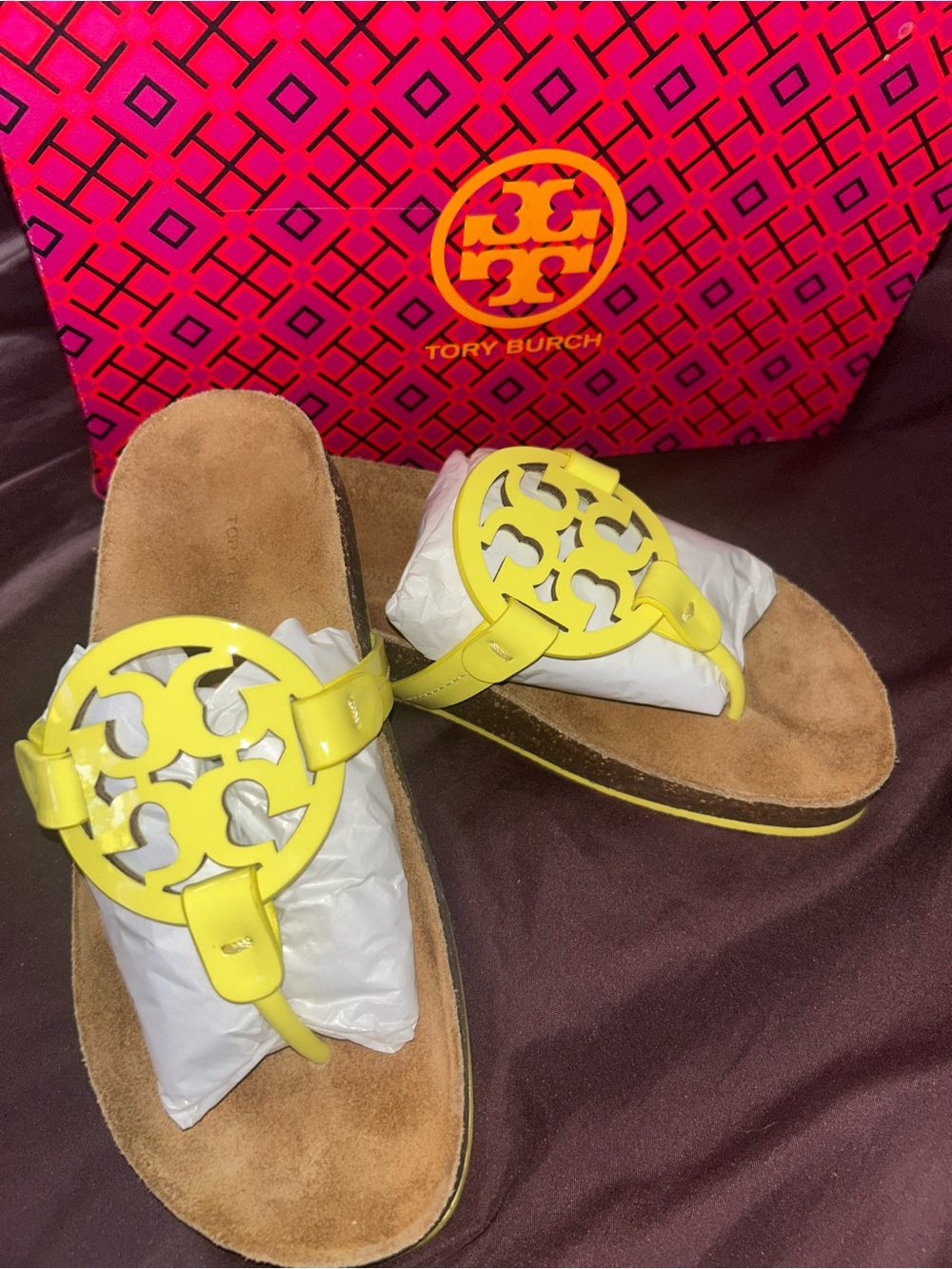 Tory Burch Yellow Miller Sandal